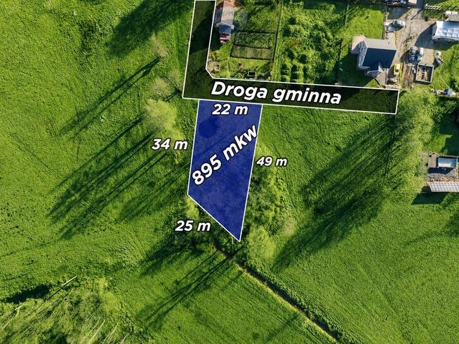 Dwie działki budowlane | 9 ar i 9,51 ar | Media