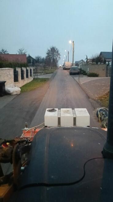 Koparka Roboty ziemne drogi dojazdowe deszczówka koszenie
