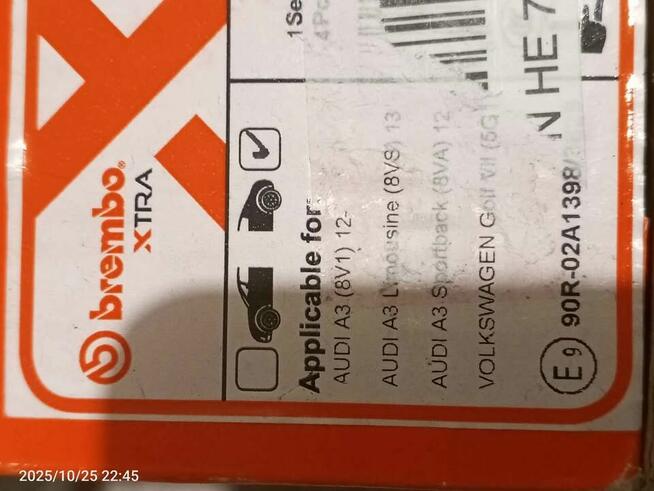 Klocki hamulcowe Brembo 2kpl