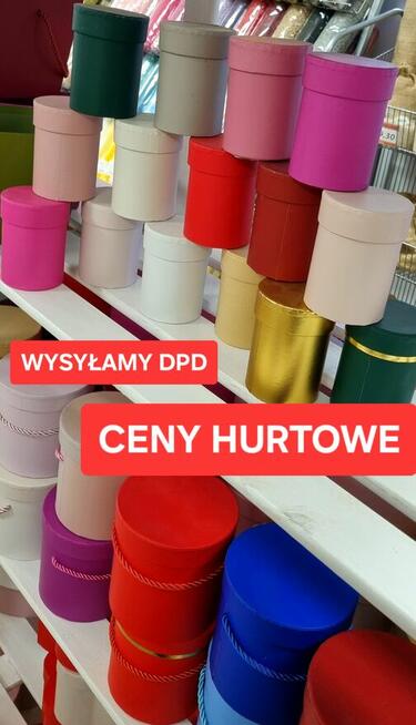 Pudełka flower box oraz prezentowe PRODUCENT hurtownia