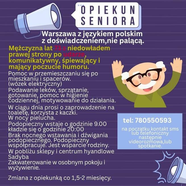 Poszukiwana opiekunka