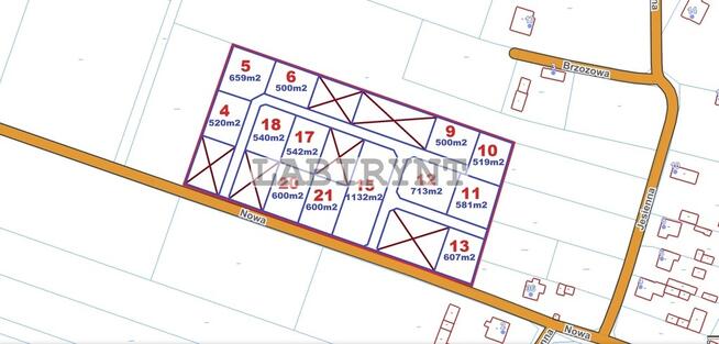 Budowlana, 519m2, 21x26, z planem miejscowym
