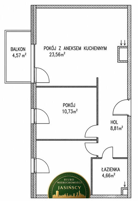 Nowe mieszkanie 58,88 m2 | 3 pokoje | Ciechanów