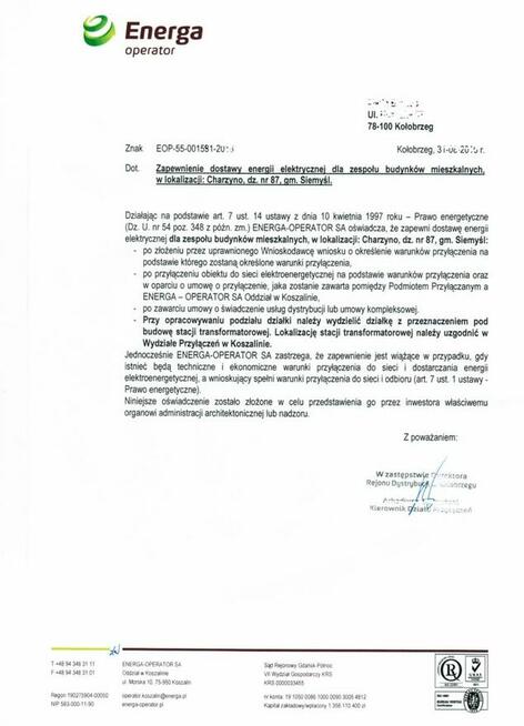 Ziemia rolna/budowlna 3.8h na działki ok.Kołobrzeg, blisko S6