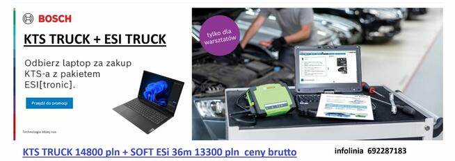 Dcu 220 Bosch Solidny notebook diagnostyczny