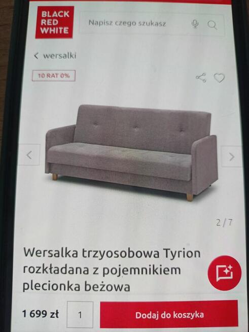 Sprzedam wersalkę