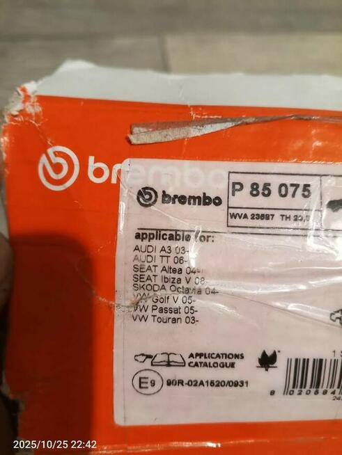 Klocki hamulcowe Brembo 2kpl