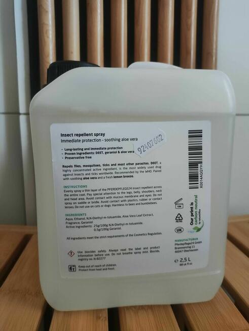 Spray dla Koni na muchy końskie komary kleszcze meszki owady