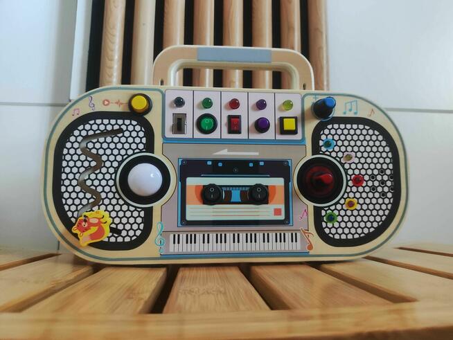 Radio na baterie Interaktywne LED Tablica Manipulacyjna