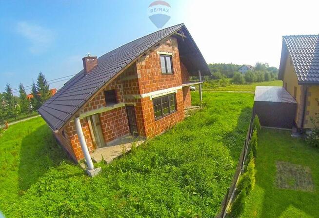 Dom w stanie surowym zamkniętym 10 km od Zatora