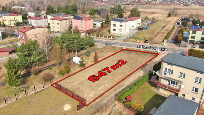 Działka budowlana z projektem domu – Dobieszowice
