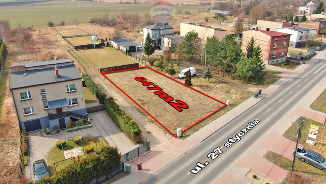 Działka budowlana z projektem domu – Dobieszowice