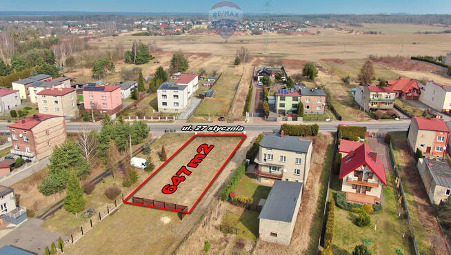 Działka budowlana z projektem domu – Dobieszowice