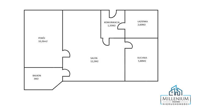 ŁAŃCUT | 2 POKOJE | WIDOKOWY BALKON | CENTRUM