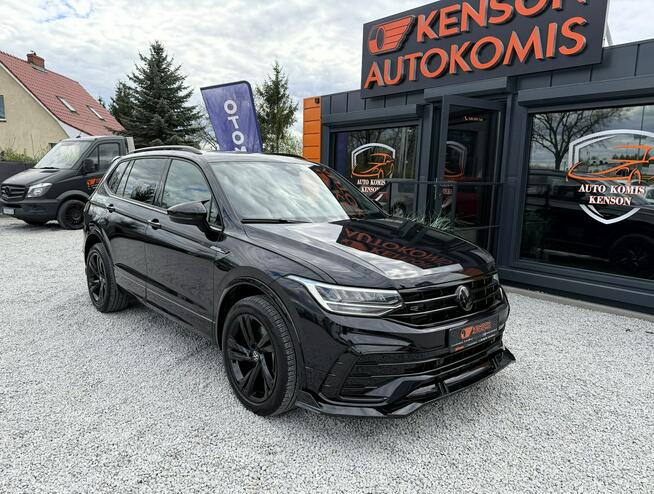 Volkswagen Tiguan Allspace R-Line, Black, DSG, Kamera cofania, Panorama dach, Skórzna tapicerka