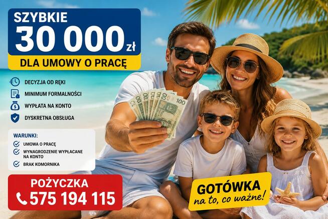 Szybka pożyczka na niespodziewane wydatki, nie pobieram opłat