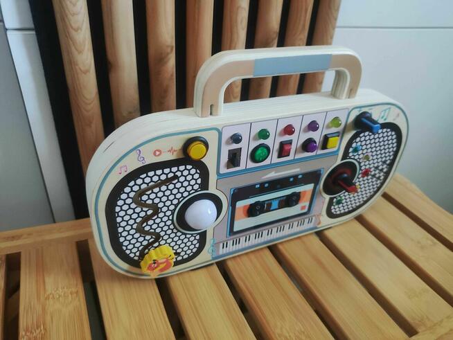 Radio na baterie Interaktywne LED Tablica Manipulacyjna