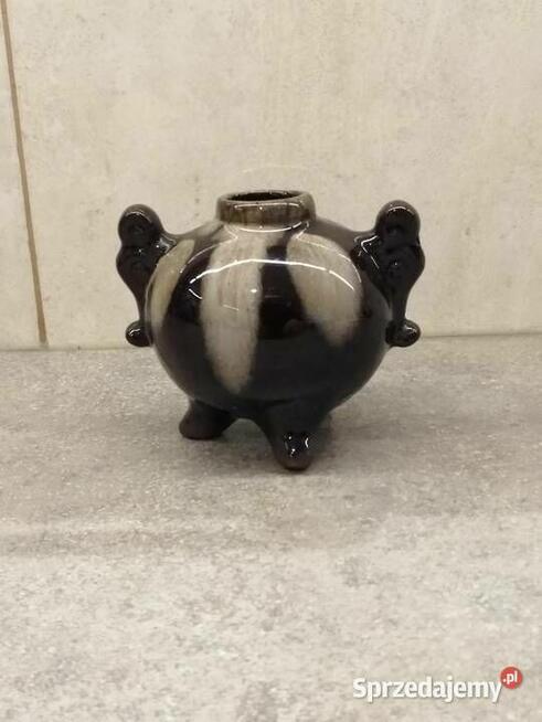 ceramiczny wazonik pękaty amfora