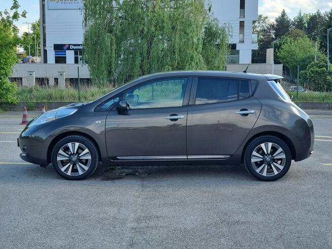 Nissan Leaf Tekna 30kWh 2016 153tys. km Pompa ciepła Skóra BOSE Kamera 360 Alu