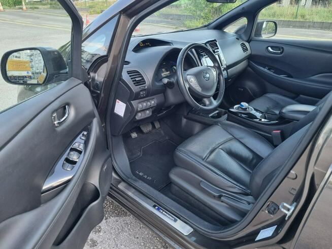 Nissan Leaf Tekna 30kWh 2016 153tys. km Pompa ciepła Skóra BOSE Kamera 360 Alu