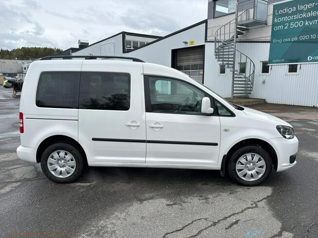 Volkswagen Caddy 2.0 MPI 109 KM 5 osobowy 2013 r Nowa instalacja LPG