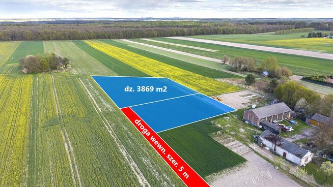 Działka Osmolice-Kolonia gm. Niedrzwica Duża