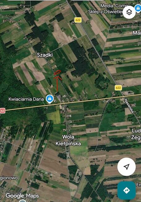 Działka budowlana Szadki