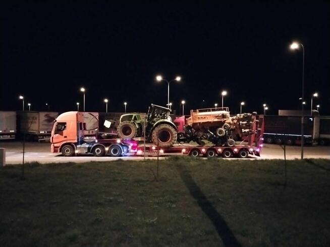 Transport maszyn rolniczych i budowlanych