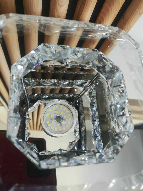 Lampa LED Plafon Kryształowa Sufitowa na Sufit platfon