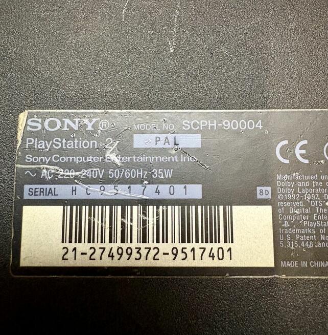 Zestaw PlayStation 2 z monitorem SyncMaster 910MP + akcesori