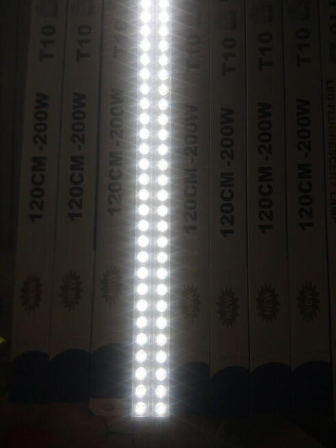 Lampy LED soczewkowe dugosc 120cm kolor zimny bialy6500