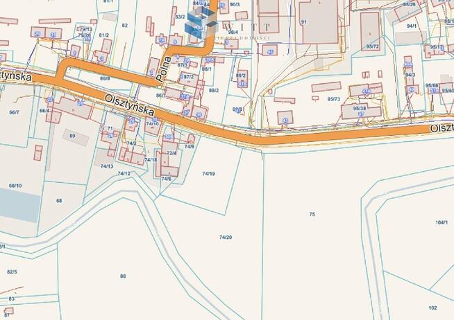 Działka usługowa Ostróda Ostróda, Olsztyńska