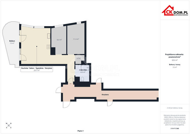 Plaza Tower II | 56,12 m² | klimatyzacja | garaż