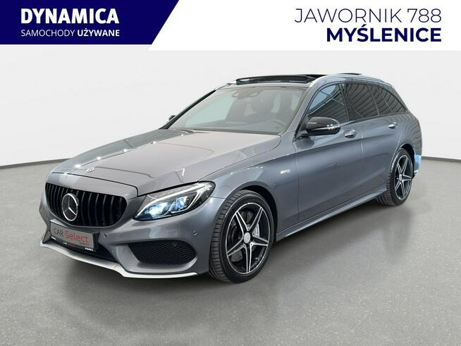 Mercedes C 43 AMG T 3.0 V6 biturbo 367KM automat 4matic 2017 r., komplet kół, NAVI