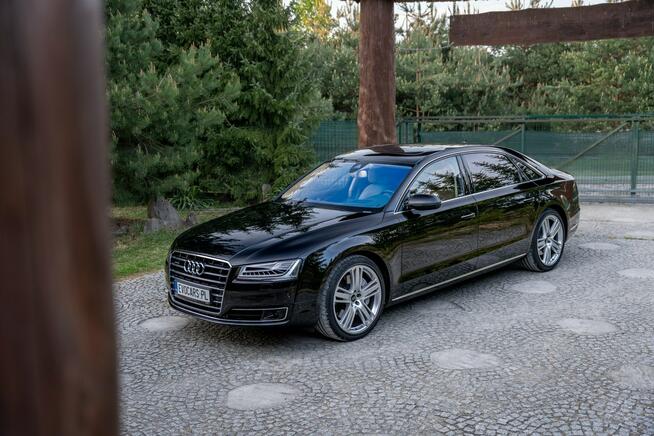 Audi A8 Long / 4.2 TDI V8 385KM / Salon Niemcy / B&O / Panorama / Bezwypadkowy