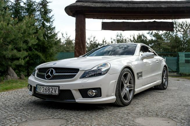 Mercedes SL 63 AMG Roadster / 6.2 V8 525KM / Carbon / Ideał / Bezwypadkowy / Japonia / FV