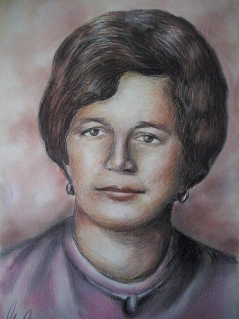 Portret w rysunku na papierze na zamówienie