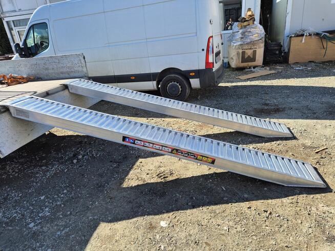 Najazdy aluminiowe 3m/3700kg - dostawa, gwarancja!