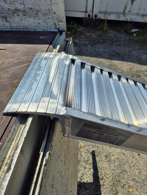 Najazdy aluminiowe / Komplet 1m-5m do 25t, faktura, znak CE,