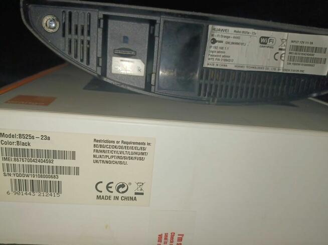 Huawei B525s-23a+ antena panelowa+ wzmacniacz wifi tp-Link R