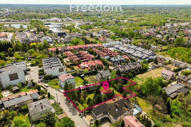 Działka w centrum z widokiem na panoramę miasta