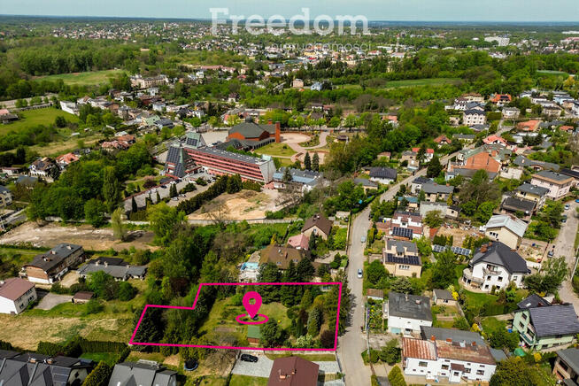 Działka w centrum z widokiem na panoramę miasta