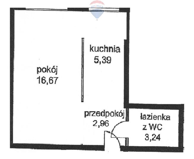 Kawalerka po remoncie 1 piętro, centrum Czerwionki