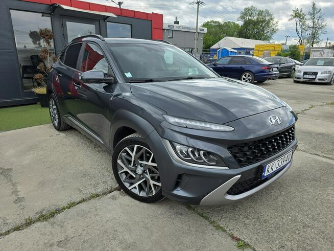 Hyundai Kona 1.6 HEV Premium 141KM / HUD / Skóra / Navi / Kamera / JBL / LED /