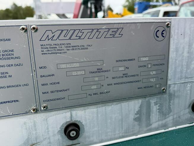 Renault Maxity Podnośnik Koszowy 16.5m Multitel 160 ALU Zwyżka UDT Wumag GSR P7