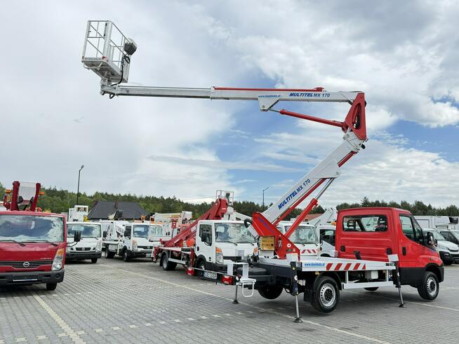 Iveco Daily 35S12 Podnośnik Koszowy Zwyżka MX170 17m UDT Mx 210 MZ Versalift Jak Nowy P7