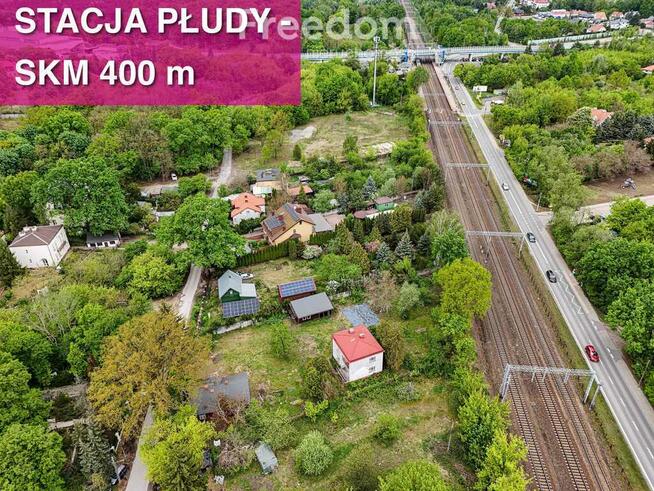 Działka przy torach, 400 m do stacji Płudy
