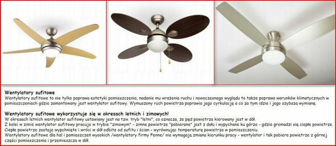 Wentylator sufitowy-szybki montaż wentylatorów.