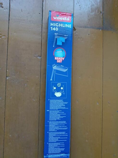 Nowa suszarka sufitowa Vileda Highline 140 cm | Fabrycznie z