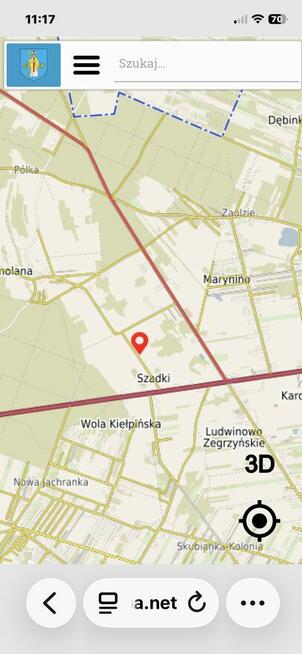 Działka budowlana Szadki
